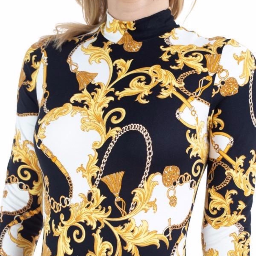 Mock Neck Bodysuit